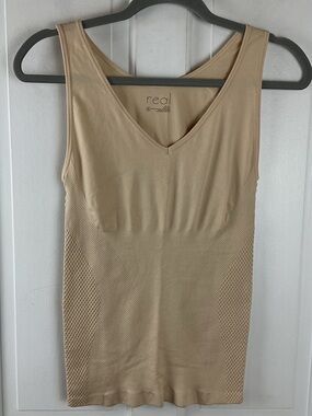 Real Seamless Shaping Cami Tank Top Nude Size S